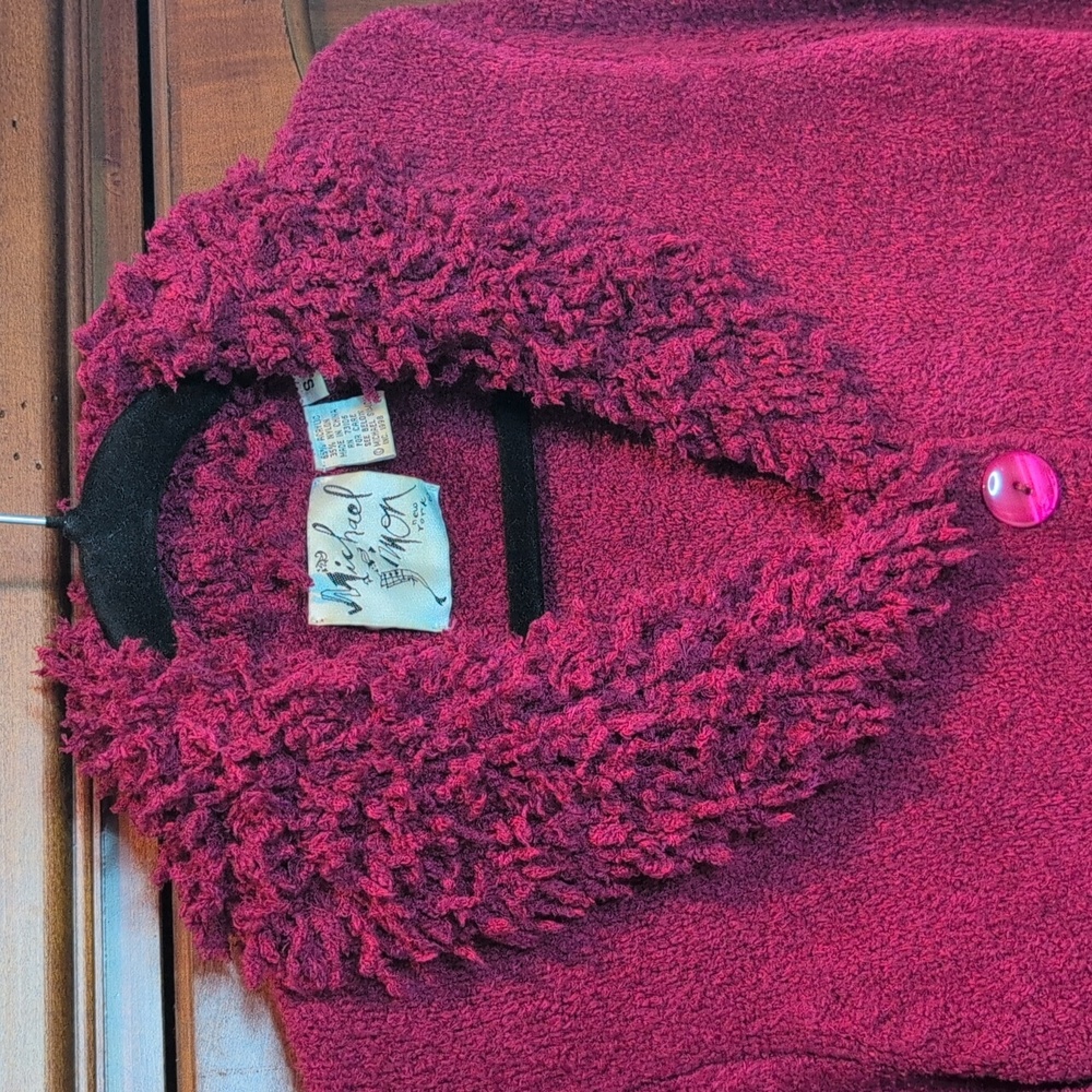 Michael Simon Vintage 1998 Button Up Sweater Size… - image 2